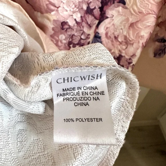 Chicwish Lavender Peony Embossed Midi Skirt - Picture 5 of 6